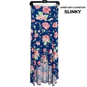 LuLaRoe Olivia skirt! High-low maxi design w/ yoga waistband. Fits TTS.
